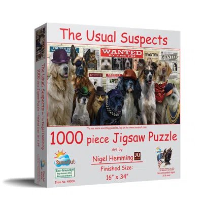 Sunsout The Usual Suspects 1000 Piece Jigsaw Puzzle For Adults In Multi