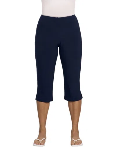 Sympli Narrow Capri Pant In Navy In Blue