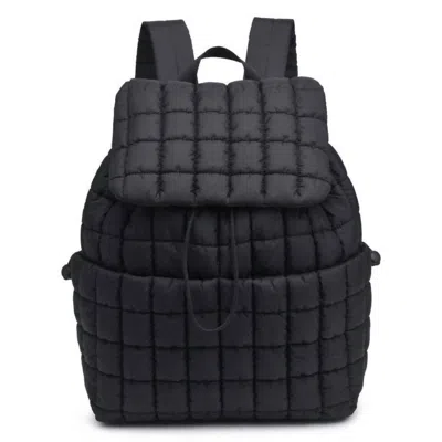 Urban Expressions Women's Alex Nylon Quilted Puffer Backpack In Black In Black