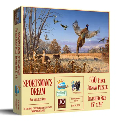 Sunsout Sportsman's Dream 550 Piece Jigsaw Puzzle For Adults In Multi