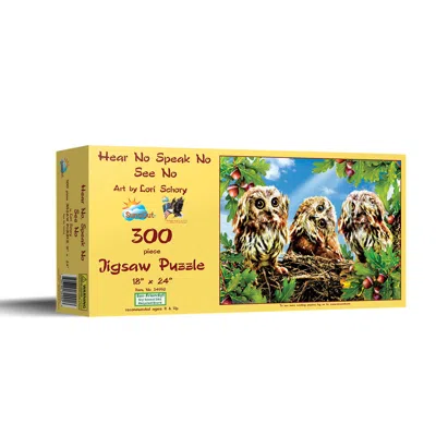 Sunsout Hear No Speak No See No 300 Piece Jigsaw Puzzle For Adults In Multi