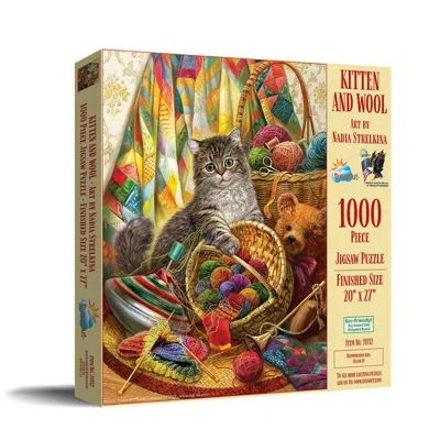 Sunsout Kitten And Wool 1000 Piece Jigsaw Puzzle For Adults In Multi