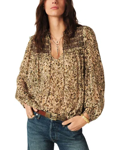 Ba&sh Capucine Blouse In Brown