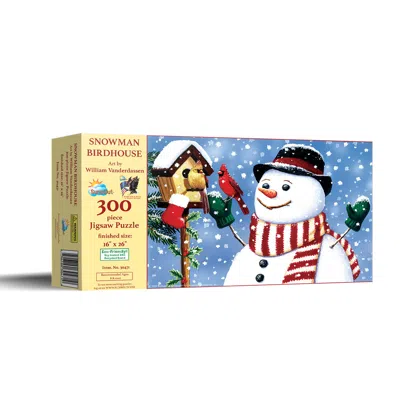 Sunsout Snowman/birdhouse 300 Piece Jigsaw Puzzle For Adults Christmas In Multi