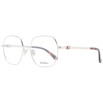 Max Mara Rose Gold Women Optical Frames In Multi