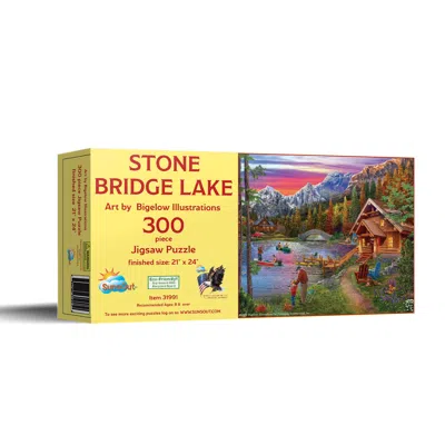 Sunsout Stone Bridge Lake 300 Piece Jigsaw Puzzle For Adults In Multi