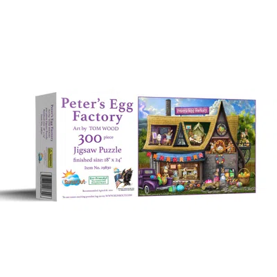 Sunsout Peter's Egg Factory 300 Piece Jigsaw Puzzle For Adults Easter In Multi