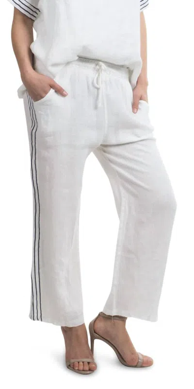 Gigi Moda Plina Straight Leg Pull-on Pants In White In White