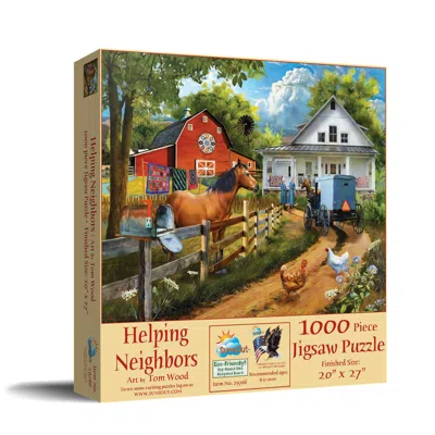 Sunsout Helping Neighbors 1000 Piece Jigsaw Puzzle For Adults In Multi