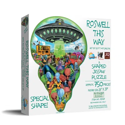 Sunsout Roswell This Way 750 Piece Jigsaw Puzzle For Adults Special Shape In Multi