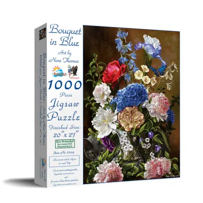 Sunsout Bouquet In Blue 1000 Piece Jigsaw Puzzle For Adults In Multi