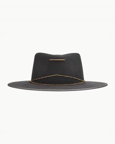 Van Palma Women's Anna Hat In Charcoal In Black