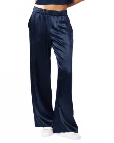 Sablyn Brynn High Rise Pull On Wide Leg Pant In Midnight Navy In Blue