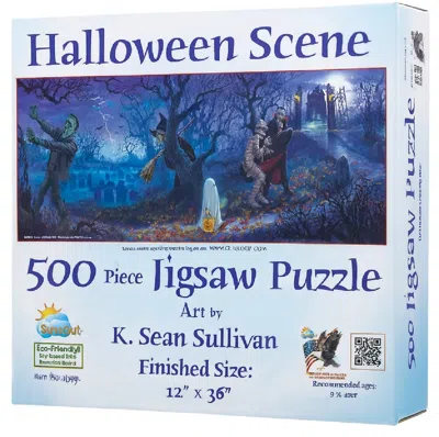 Sunsout Halloween Scene 500 Piece Jigsaw Puzzle For Adults Halloween In Multi