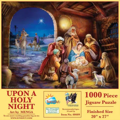 Sunsout Upon A Holy Night 1000 Piece Jigsaw Puzzle For Adults Christmas In Multi