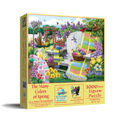 Sunsout The Many Colors Of Spring 1000 Piece Jigsaw Puzzle For Adults In Multi