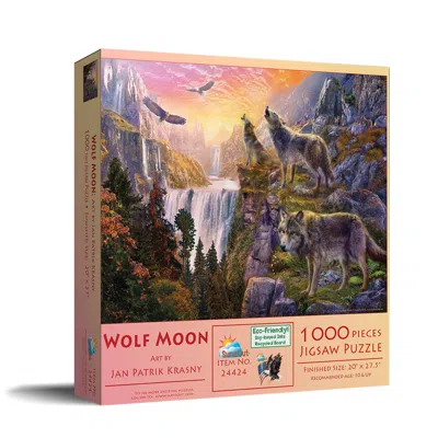 Sunsout Wolf Sun/wolf Moon 1000 Piece Jigsaw Puzzle For Adults In Multi
