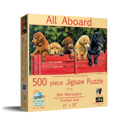 Sunsout All Aboard 500 Piece Jigsaw Puzzle For Adults In Multi