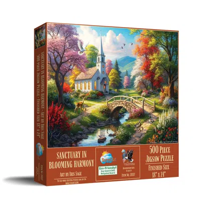 Sunsout Sanctuary In Blooming Harmony 500 Piece Jigsaw Puzzle For Adults In Multi
