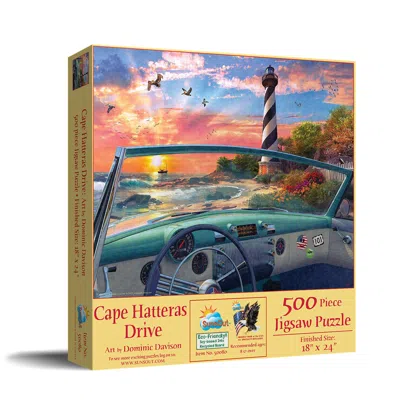 Sunsout Cape Hatteras Drive 500 Piece Jigsaw Puzzle For Adults In Multi