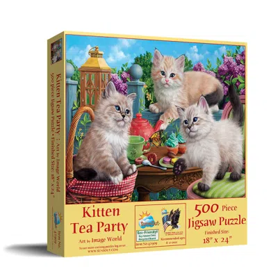 Sunsout Kitten Tea Party 500 Piece Jigsaw Puzzle For Adults In Multi