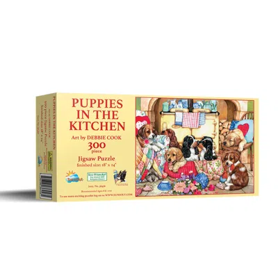 Sunsout Puppies In The Kitchen 300 Piece Jigsaw Puzzle For Adults In Multi
