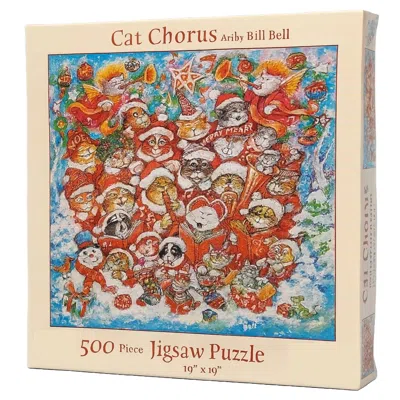 Sunsout Cat Chorus Christmas 500 Piece Jigsaw Puzzle For Adults Christmas In Multi