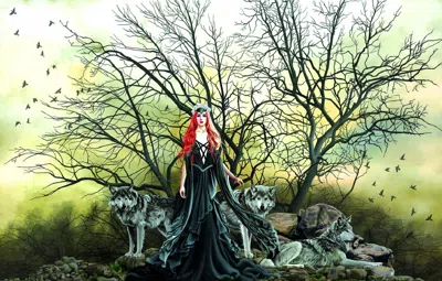 Sunsout Red Haired Witch 1000 Piece Jigsaw Puzzle For Adults Halloween In Multi