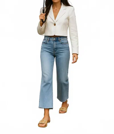 Oliver Logan Sophia High Rise Jeans In Blue In Blue