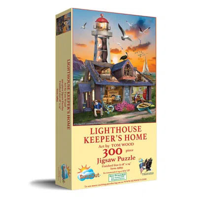 Sunsout Lighthouse Keepers Home 300 Piece Jigsaw Puzzle For Adults In Multi