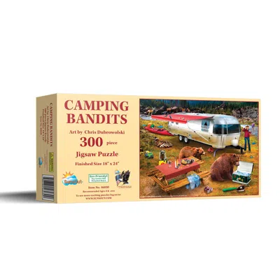 Sunsout Camping Bandits 300 Piece Jigsaw Puzzle For Adults In Multi
