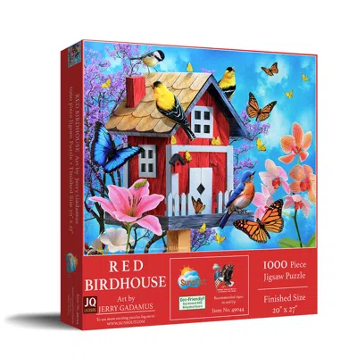 Sunsout Red Birdhouse 1000 Piece Jigsaw Puzzle For Adults In Multi