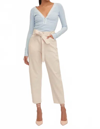 Marissa Webb Women's Stevie Barrel Leg Pant In Sand In Neutral