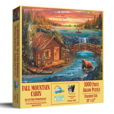 Sunsout Fall Mountain Cabin 1000 Piece Jigsaw Puzzle For Adults In Multi