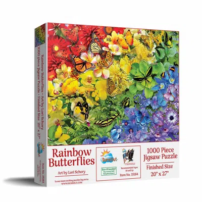 Sunsout Rainbow Butterflies 1000 Piece Jigsaw Puzzle For Adults In Multi