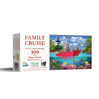 Sunsout Family Cruise 300 Piece Jigsaw Puzzle For Adults In Multi