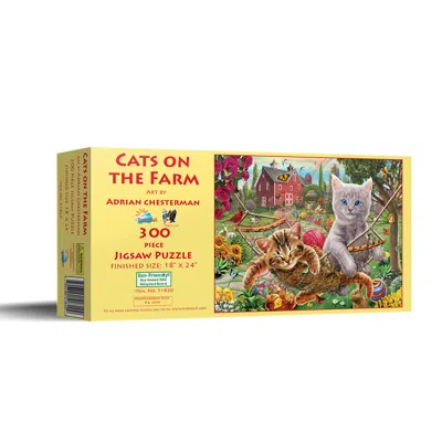 Sunsout Cats On The Farm 300 Piece Jigsaw Puzzle For Adults In Multi