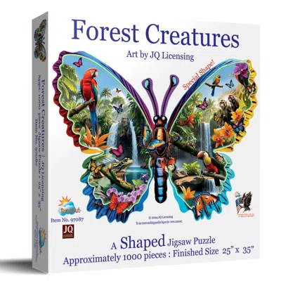 Sunsout Forest Creatures 1000 Piece Jigsaw Puzzle For Adults Special Shape In Multi