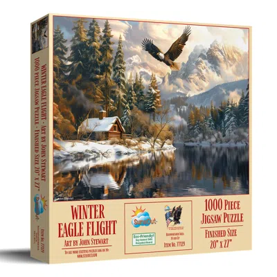 Sunsout Winter Eagle Flight 1000 Piece Jigsaw Puzzle For Adults In Multi