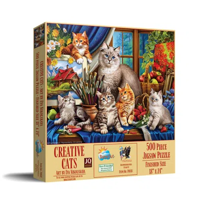 Sunsout Creative Cats 500 Piece Jigsaw Puzzle For Adults In Multi