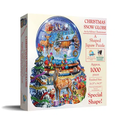 Sunsout Christmas Snow Globe 1000 Piece Jigsaw Puzzle For Adults Special Shape Christmas In Multi