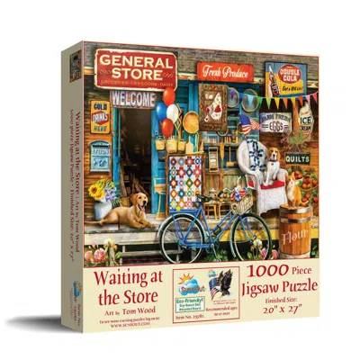 Sunsout Waiting At The Store 1000 Piece Jigsaw Puzzle For Adults In Multi