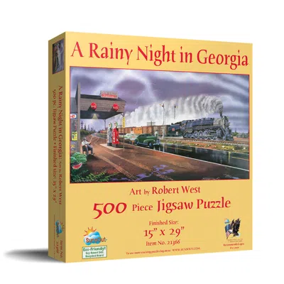 Sunsout A Rainy Night In Georgia 500 Piece Jigsaw Puzzle For Adults In Yellow