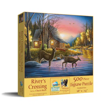 Sunsout River's Crossing 500 Piece Jigsaw Puzzle For Adults In Multi