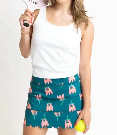 Karlie Poppy Active Skort In Blue In Blue