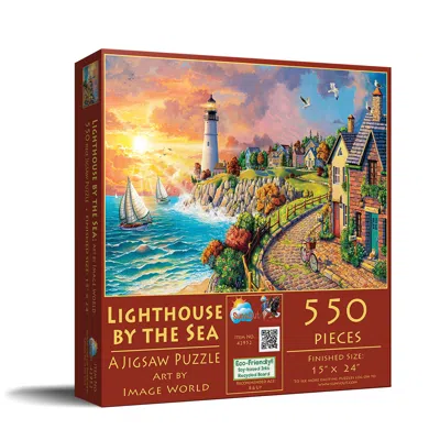 Sunsout Lighthouse By The Sea 550 Piece Jigsaw Puzzle For Adults In Multi