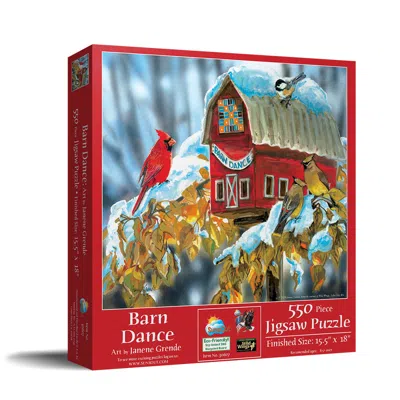 Sunsout Barn Dance 550 Piece Jigsaw Puzzle For Adults Christmas In Multi