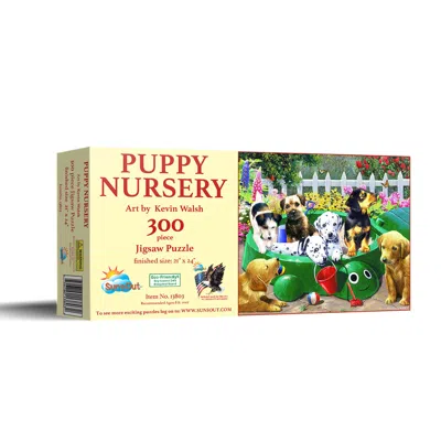 Sunsout Puppy Nursery 300 Piece Jigsaw Puzzle For Adults In Multi
