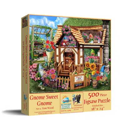 Sunsout Gnome Sweet Gnome 500 Piece Jigsaw Puzzle For Adults In Multi