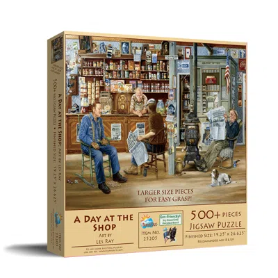Sunsout A Day At The Shop 500 Piece Jigsaw Puzzle For Adults Large Pieces In Multi